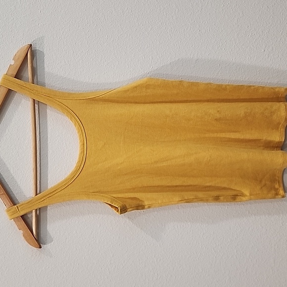 American Eagle Outfitters Mustard Yellow Fitted Tank - Picture 7 of 7